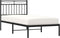 vidaXL - Bedframe - met - hoofdbord - metaal - zwart - 90x190 - cm