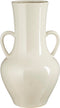 Mica Decorations Vaas Marian - 26x26x45 cm - Keramiek - Gebroken Wit