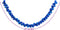 vidaXL - Kerstslinger - ballen - 175 - cm - polystyreen - blauw