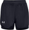 Under Armour UA Fly By 2-in-1 Shorts - Dames Sportbroek - Maat S - Zwart