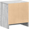 vidaXL - Nachtkastje - met - lade - 39x28x41 - cm - grijs - sonoma - eikenkleurig