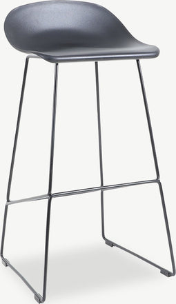 Furnicher Aksel Barkruk - Stalen Frame - Zwart