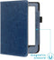 Hoesje geschikt voor Kobo Clara 2E E-reader - iMoshion Vegan Leather Bookcase - Ook geschikt voor Tolino Shine 4 - Donkerblauw