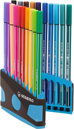 Stabilo 20 pen 68 Colorparade Antr/blauw