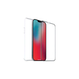 Muvit iPhone 12/12 Pro - Hoesje en Glazen Beschermfolie - 100% gerecycled en recyclebaar