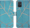 iMoshion Hoesje Geschikt voor Samsung Galaxy A71 Hoesje Met Pasjeshouder - iMoshion Design Softcase Bookcase - Goud / Meerkleurig / Blauw / Blue Graphic