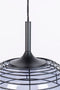 Zuiver Smokey - Hanglamp - Glazen bol - Zwart