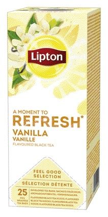 Lipton - Thee lipton refresh vanille 25x1.5gr | 6 stuks