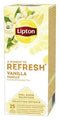 Lipton - Thee lipton refresh vanille 25x1.5gr | 6 stuks