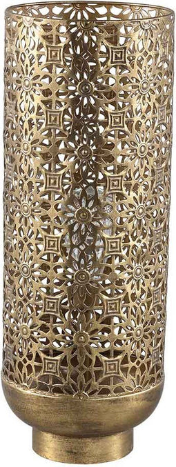 PTMD Emy ronde tafellamp - LED - H50 x Ø18 cm - Metaal - Goud