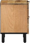 vidaXL - Nachtkastjes - 2 - st - 40x33x46 - cm - massief - mangohout - bruin