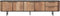 DTP Home TV stand Soho large, 4 doors, 2 drawers,60x230x40 cm, recycled teakwood and mortex