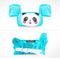 LBB Puddle Jumper - Zwemvest - 2-6 jaar - Drijfvermogen 300 N - Panda