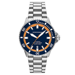 Emporio Armani SEA EXPLORER - Polshorloge 42 mm - Zilverkleurig