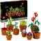 LEGO Icons Miniplantjes - Bouwset voor volwassenen - 9 modelplanten - Terracottakleurig