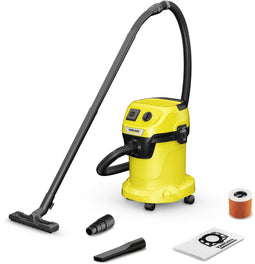 Kärcher WD 3 P V-17/4/20 - Trommelstofzuiger - 17L vuilreservoir - 2100W vermogen