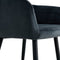 Eetkamerstoel Praia Velvet Charcoal - Set van 2