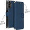 Accezz Hoesje Geschikt voor Samsung Galaxy A13 (4G) Hoesje Met Pasjeshouder - Accezz Xtreme Wallet Bookcase - Donkerblauw