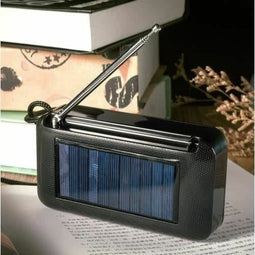 DRAAGBARE BLUETOOTH-LUIDSPREKER OP ZONNE-RADIO - INOVALLEY - RSOL-01