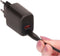 Mobiparts Wall Charger Dual USB-C/USB-A with Lightning Kabel - Zwart