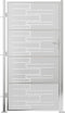 vidaXL - Poort - 100x180 - cm - roestvrij - staal