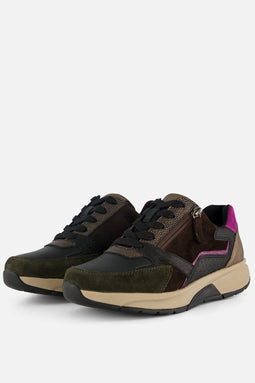 Gabor Rollingsoft Sneakers - Dames - maat 39 - zwart Suede