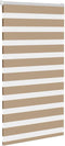 vidaXL - Zebra - Blind - 85x100 - cm - stofbreedte - 80,9 - cm - polyester - zandbruin