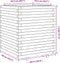 vidaXL - Plantenbak - 60x60x72 - cm - massief - grenenhout - wit
