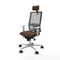 Bureaustoel Piqueras y Crespo 4B086N2 Donkerbruin