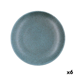 Bidasoa Element - Eetbord - Keramisch Ø 25 cm - Blauw (6 Stuks)