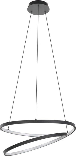 EGLO Ruotale - Hanglamp - LED 37W - Ø 55 cm - Zwart/Wit