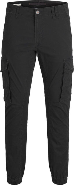 JACK & JONES JJIPAUL JJFLAKE AKM 542 - Cargo broek - Slim fit - Zwart