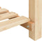 vidaXL - Tuinplanter - met - Plank - 203x53x76 - cm - Massief - Hout - Vuren