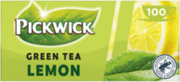 Pickwick drank: Theezakje 2 gr groene thee lemon pk 100