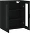 vidaXL - Wandkast - 69,5x34x90 - cm - zwart