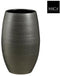 Mica Decorations Bloempot Porto - 31x31x50 cm - Terracotta - Metallic,Antraciet