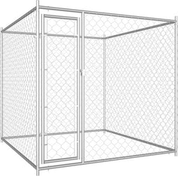 vidaXL - Hondenkennel - voor - buiten - 193x193x185 - cm