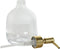 Zeepdispenser Home ESPRIT Transparant Gouden Aluminium Kristal ABS 10 x 10 x 18 cm