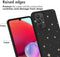 iMoshion Hoesje Geschikt voor Samsung Galaxy A33 Hoesje Siliconen - iMoshion Design hoesje - Zwart / Stars Gold