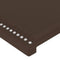 vidaXL - Hoofdbord - 100x5x78/88 - cm - kunstleer - bruin