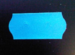 Klika 2612 - Etiket 26x12 golfrand permanent - Blauw (3 stuks)