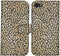 iMoshion Hoesje Geschikt voor iPhone SE (2022) / SE (2020) / 8 / 7 Hoesje Met Pasjeshouder - iMoshion Design Softcase Bookcase - Goud / Zwart / Golden Leopard