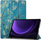 imoshion Tablet Hoes - Geschikt voor Samsung Galaxy Tab S9 11.0 inch FE / Galaxy Tab S10 FE / Galaxy Tab S9 11.0 inch - Design Trifold Bookcase - Green Plant