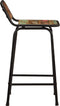 vidaXL - Barkrukken - 2 - st - 46x35,5x80 - cm - massief - gerecycled - hout