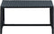 vidaXL - Salontafel - 70x40x38 - cm - poly - rattan - zwart