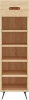 vidaXL - Schoenenkast - 30x35x105 - cm - bewerkt - hout - sonoma - eikenkleurig