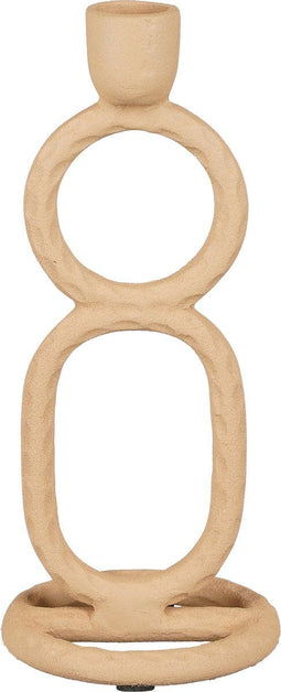 Mica Decorations Yukon Kandelaar - H21,5 x Ø9 cm - Metaal - Terra