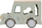 Little Dutch Vormenstoof LD7447 - Safari auto - Houten vormen met dierenblokjes - Multi