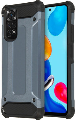 iMoshion Hoesje Geschikt voor Xiaomi Redmi Note 11 (4G) / Redmi Note 11S (4G) Hoesje - iMoshion Rugged Xtreme Backcover - Donkerblauw