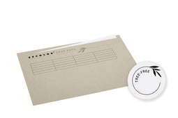 Djois - Vouwmap djois tree-free folio ongelijk 226gr beige